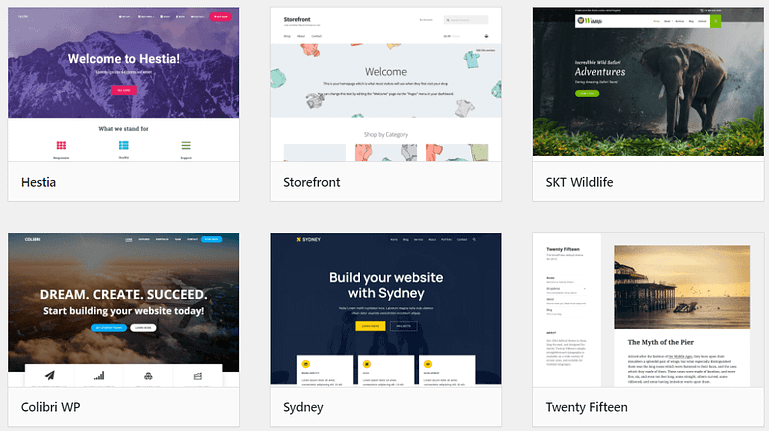 WordPress themes